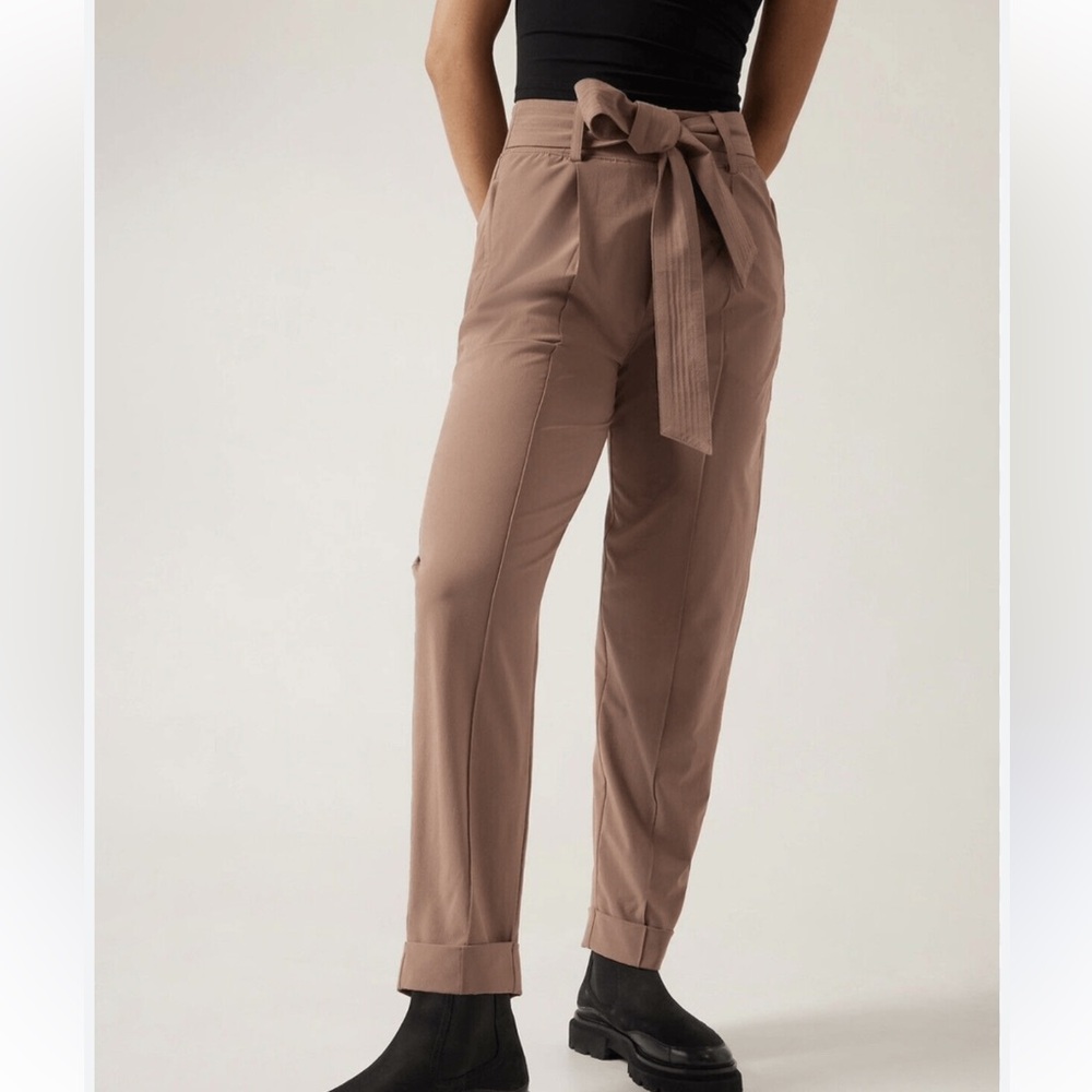 Athleta Rustic Beige Cardiff Pants - Size 0P